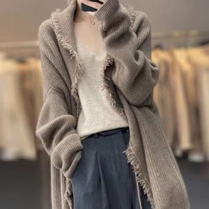 [몽벨리즈]수술엣지디테일니트코트 mde2300731