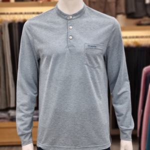 [크로커다일남성]봄여름 자가드 차이나카라티셔츠CDAAATS1481332