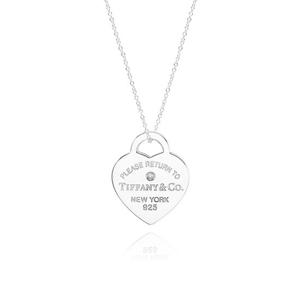 티파니 69683975 리턴 투 티파니 하트 다이아몬드 실버 목걸이