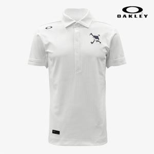 오클리 스컬 슬릭 스트라이프 반팔 골프복 406914100