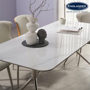 메사 밀란 리버서블 통세라믹 스테인레스 4인 식탁 의자 미포함