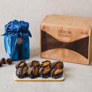 [친환경수산물인증] 완도 활전복 선물세트 왕특대 1kg 7-8미(세척솔증정/부직포)