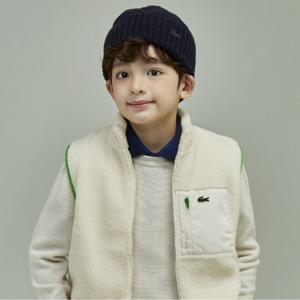 [라코스테 공식]키즈 플리스 컬러티핑 베스트 BJ2628-54N R1T