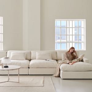 아로미가구 베이 캐시오라 빅사이즈 모듈형 패브릭 카우치 소파