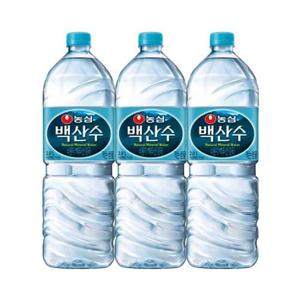 농심 백산수 2리터 6개