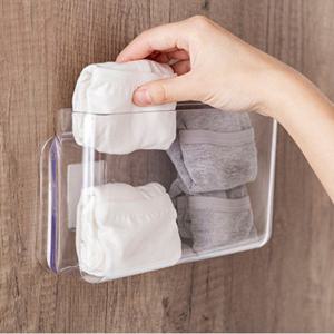 투명 리모컨 정리함 (대형)/ 칫솔꽂이 수납함 소품정리