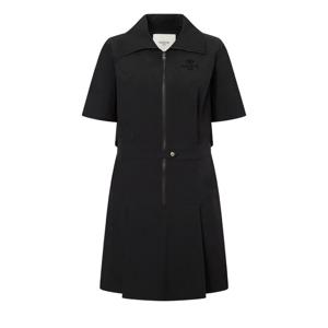 헤지스 골프 여성 24FW 가격인하블랙 간절 반팔 원피스 HWDR4C511BK