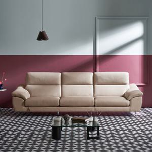 [다우닝] 레아 클래시 3.5인 전체 내추럴가죽 소파