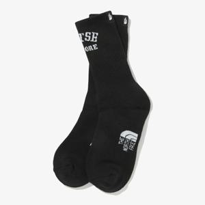 노스페이스 키즈 NY4MQ50S 블랙 미드 웜 삭스 아동양말