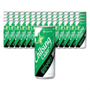 롯데칠성 칠성사이다 제로 250ml 60개