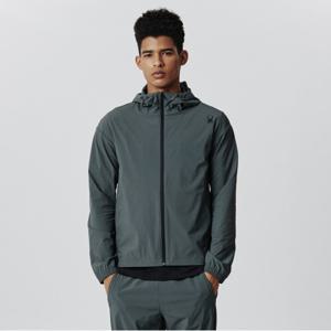 [스파이더] 공용 에센셜 후드 바람막이 자켓 SPIFCNJK121UCGR