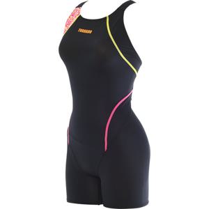 여자 실내 수영복 토네이도 2부 반신 강습용 스윔웨어 숄라 블랙