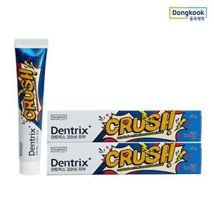 [동국제약]덴트릭스 크러쉬 치약 60g 2개 / 농축치약 구취제거