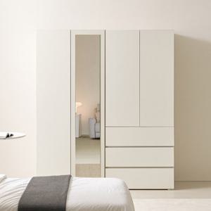 [초특가] 트리플 아델라 LPM 키큰장_푸시 1600 거울 옷장세트