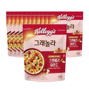 켈로그 크랜베리 아몬드 그래놀라 500g 12개