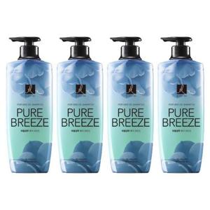 엘라스틴 퍼퓸 퓨어 브리즈 샴푸 600ml 4개