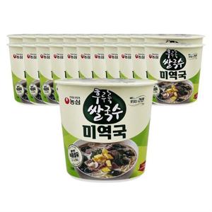 농심 후루룩쌀국수 미역국 74g 24개