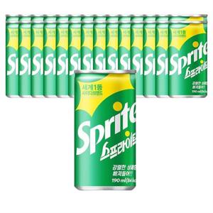 코카콜라음료 스프라이트 190ml 30개