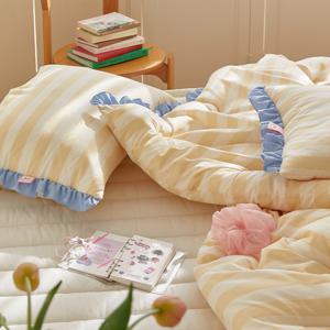 러블리빈티지 캔디슈슈 프릴 먼지없는 차렵이불(SS이불패드세트)