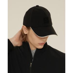 헤지스 골프 24FW 블랙 남성 컬러배색 엔트리 와팬 캡모자 HUHE4F511BK