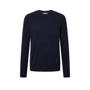 헤지스 골프 24FW 간절기필수템ONLINE EXCLUSIVE네이비 남성 퓨어 캐시미어 100% 모크넥 니트 HUSW4D931N3