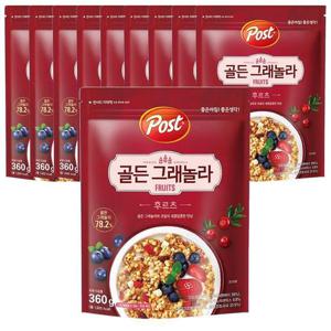 동서식품 포스트 골든 그래놀라 후르츠 360g 10개