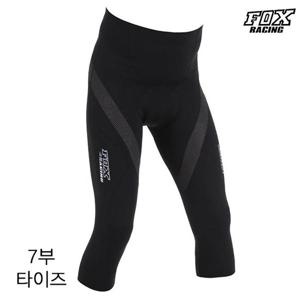 [폭스레이싱]폭스레이싱 7부타이즈 FRSPT-129 블랙 자전거의류
