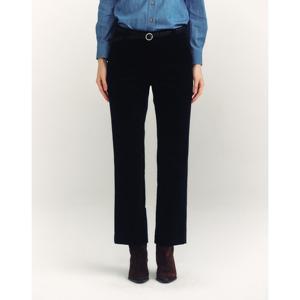 헤지스 여성 24FW코듀로이부츠컷 네이비 면혼방 팬츠 HSPA4D901N2