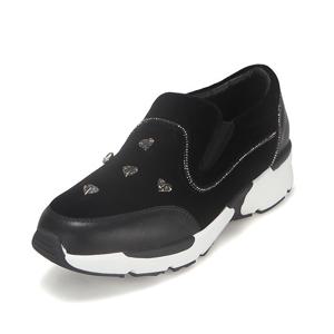 [바바라(슈즈)]장식포인트 편안한 슬립온 BBF604 3COLOR