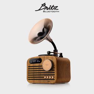 브리츠 BA-MK202 레트로 감성 인테리어 미니 블루투스 스피커