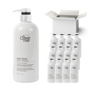 애경 샤워메이트 스위트 앤 모이스처 바디워시 750ml 12개입 1박
