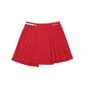 [말본 공식] 말본골프 언발란스 랩스커트 RED (WOMAN)