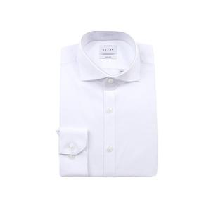 [예작(셔츠)]긴소매 슬림핏 스판 와이드카라 YJ4FUS520-WH