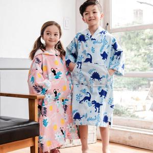 [삐까부]빅사이즈 아동 비치가운 목욕가운 초등 저학년까지사용