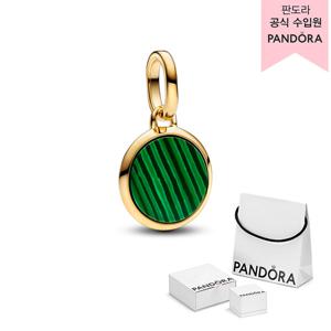 [판도라(주얼리)][백화점 보증서 제공]그린 인그레이블 미니 메달리온 참_763389C01