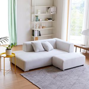 베스트리빙 메이 아쿠아텍스 모듈 3인 카우치 소파/쇼파/스툴 포함