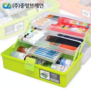 CA937 정리함/다용도보관함/화구박스/약상자/소품함/부품함/공구함/악세사리통/공구박스/구급함/중앙브레인