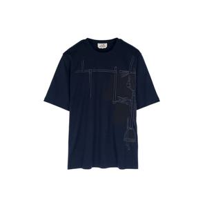 [엘러브] 에르메스 24SS 구아슈 3D 남성 티셔츠 L 마린 4HA0922