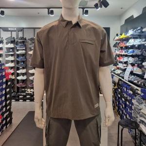 프로스펙스_SMT24M332DK_남성반팔 우븐 스판 폴로티