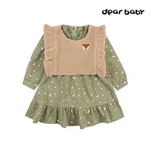 [디어베이비]모리 호피원피스조끼세트(KHAKI)_01O73405374