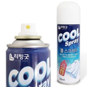쿨 220ml 쿨링 의류 멘톨 리빙굿 스프레이 냉각효과