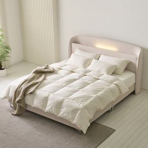 (착불)[로쏘가구]블레 마리 패브릭 침대 프레임 라지킹 LK