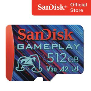 샌디스크 게임플레이 microSD 512GB 512기가 메모리 로딩시간단축 게임성능최적화 게이밍 마이크로SD카드 GamePlay SDSQXAV