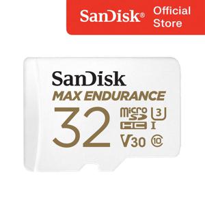 샌디스크 맥스 엔듀런스 microSDHC Card 32GB 32기가 액션캠 블랙박스 CCTV 지속촬영 연속촬영 최적화 극한의내구성 마이크로SD카드 Max Endurance SDSQQVR