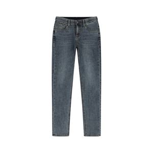 여)오비안밴드 변형 JB자수 스키니 데님_AO3DSN568-MB