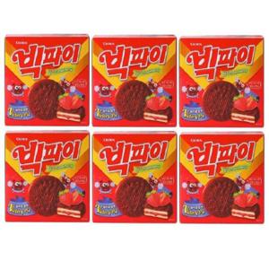 크라운제과 빅파이 324g 6개