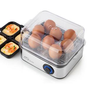 더뮤 스텐 계란찜기 미니 멀티쿠커 전기 찜기 1단 실속형 에그쿠커 MU-ES11OY