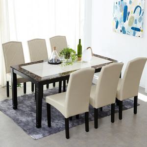 베스트리빙 제니스 코코 화강암 대리석 or 12T 포세린 통세라믹 6인(1600) 식탁세트/의자6개