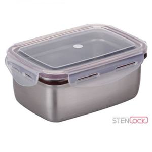 스텐락 클래식 직사각 6호 (1000ml) 스텐밀폐용기