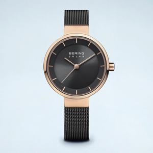 [마션틴트(잡화)][베링] 14627-166 여성용 모션 블랙/로즈골드 27mm